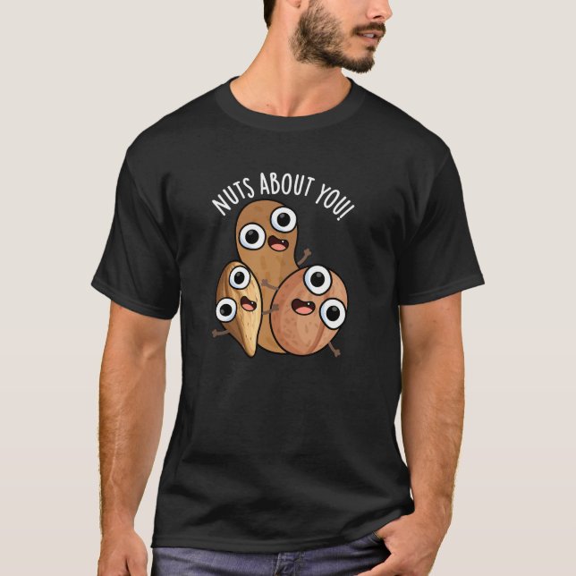 Camiseta Tiras sobre ti humorística puns oscuro BG (Anverso)