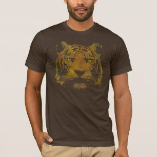Camiseta Tiras tigres (camisas oscuras) Básicas masculinas