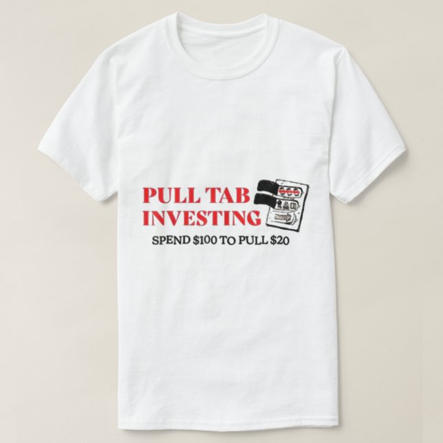 Camiseta Tire de las solapas de inversión de 100 para sacar (Diseño del anverso)