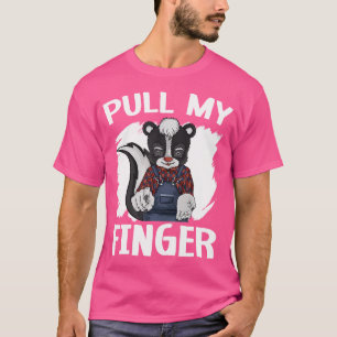 Camiseta Tire de mi dedo Wildlife Animal Skunk Whisperer
