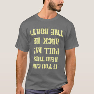 Camiseta Tire de mí en el barco