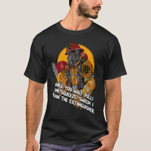 Camiseta Tire del objetivo de apretar el sudor Humor del bo