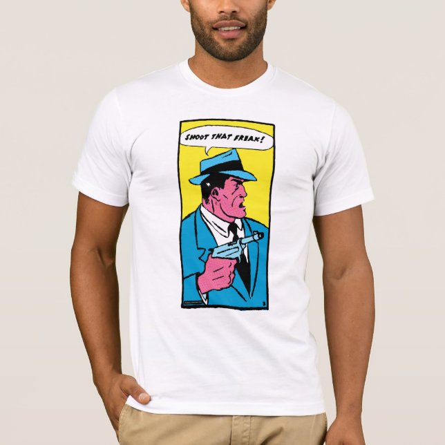 Camiseta ¡Tire ese monstruo! (Anverso)