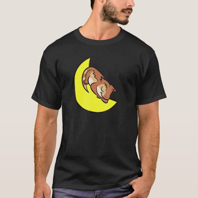 Camiseta Tired Nap All Day Sleep All Night Cute Crested Gec (Anverso)