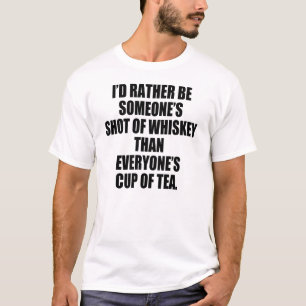 CAMISETA TÍRESE BASTANTE DEL WHISKY
