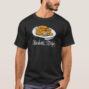 Camiseta Tiritas de Pollo Tenders Fritas Alitas Dedos Comid