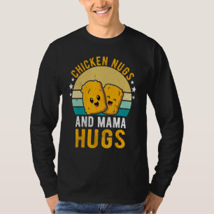 Camiseta Tiritas de Pollo y Abrazos de Mamá para Bebé Amant