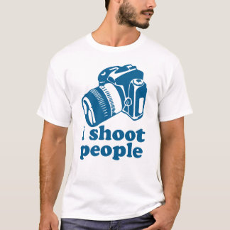 Camiseta Tiro a la gente - azul