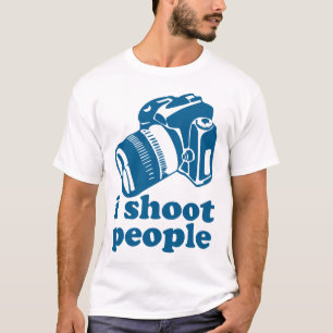 Camiseta Tiro a la gente - azul