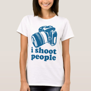 Camiseta Tiro a la gente - azul