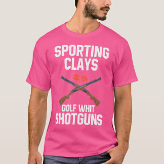 Camiseta Tiro al Plato de Golf con Escopeta Tiro al Plato S