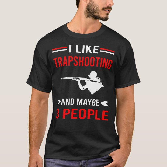 Camiseta Tiro al Plato Tiro de Trampa (Anverso)
