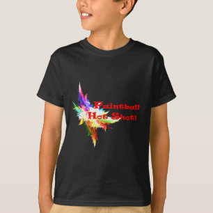 Camiseta ¡Tiro caliente de Paintball!