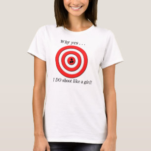 Camiseta Tiro como un chica
