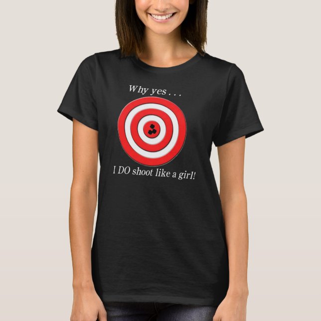 Camiseta Tiro como un chica (Anverso)