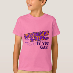 Camiseta Tiro como un chica si usted puede