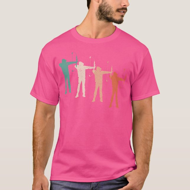 Camiseta Tiro con arco Bowman Archer con arco y flecha (Anverso)