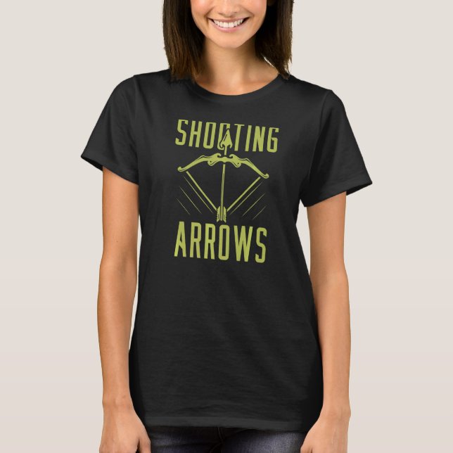 Camiseta Tiro con arco Bowman Bow Archer Arrow Target Shoot (Anverso)