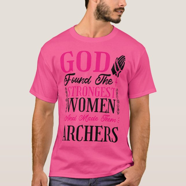 Camiseta Tiro Con Arco De Mujeres Cristianas Y Tiro Con Arc (Anverso)