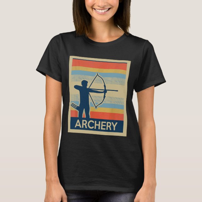 Camiseta Tiro con arco estilo vintage T (Anverso)