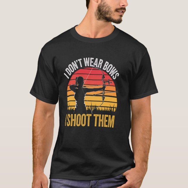 Camiseta Tiro con arco Lover No llevo arcos (Anverso)