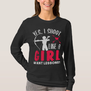 Camiseta Tiro Con Arco Para Chicas De Caza De Bow