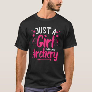 Camiseta Tiro Con Arco Para Chicas Que Disparan A Fans De B
