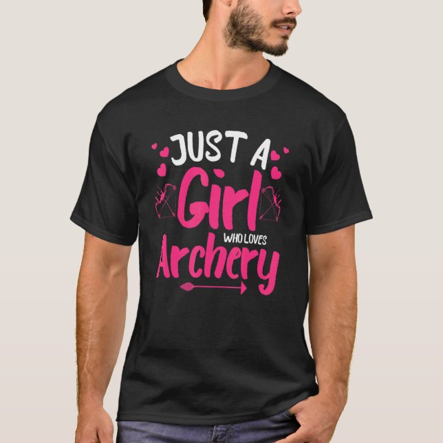 Camiseta Tiro Con Arco Para Chicas Que Disparan A Fans De B (Anverso)