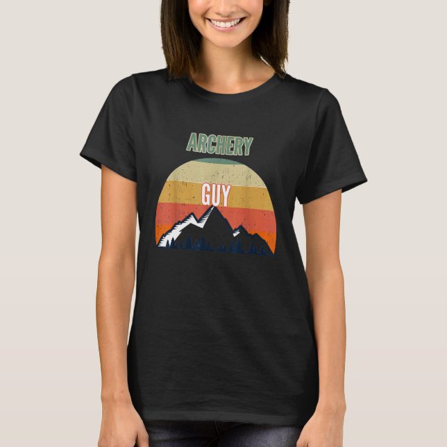 Camiseta Tiro Con Arco Para Hombres (Anverso)