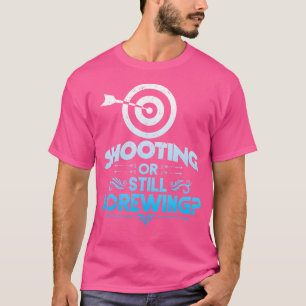 Camiseta Tiro Con Arco Para Hombres Arrojando A Cazador De