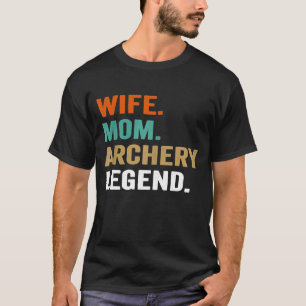 Camiseta Tiro Con Arco Para Mamá Esposa Para Mujeres