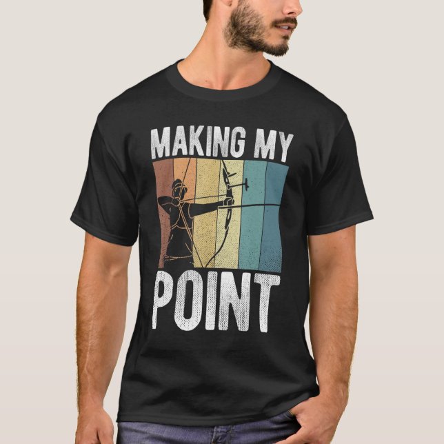Camiseta Tiro Con Arco Para Un Arquero 43 (Anverso)