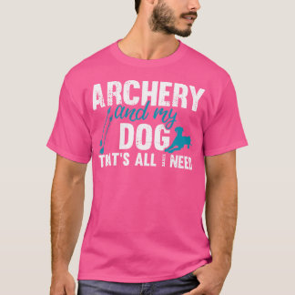 Camiseta Tiro Con Arco Y Tiro Con Tiro Con Perro