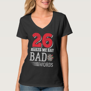 Camiseta Tiro con dardos Diestro en dardos Jugador de dardo
