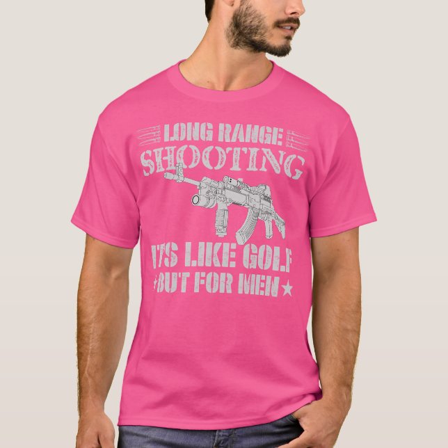 Camiseta Tiro de Largo Alcance Es Como Golf Pero Para Franc (Anverso)