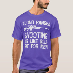 Camiseta Tiro de Largo Alcance Es Como Golf Pero para Hombr