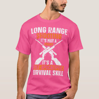 Camiseta Tiro de Largo Alcance Una Habilidad de Supervivenc