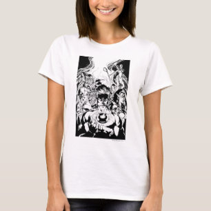 Camiseta Tiro del grupo del cuerpo de la linterna