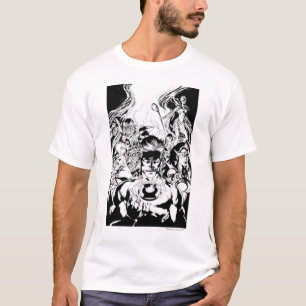 Camiseta Tiro del grupo del cuerpo de la linterna