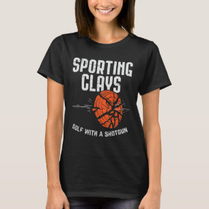 Camiseta Tiro Deportivo Golf Con Escopeta Para Tiro Al Plat