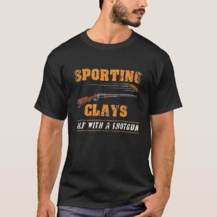 Camiseta Tiro Deportivo Masculino  Golf Con Escopeta  Escop