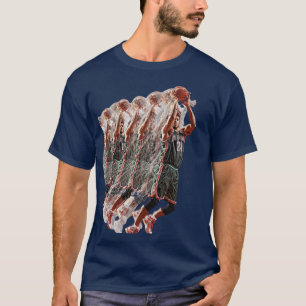Camiseta Tiro en suspensión de baloncesto desenfoque artíst