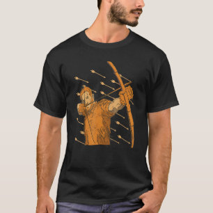 Camiseta Tiro medieval y renacentista - Arco con arco en la
