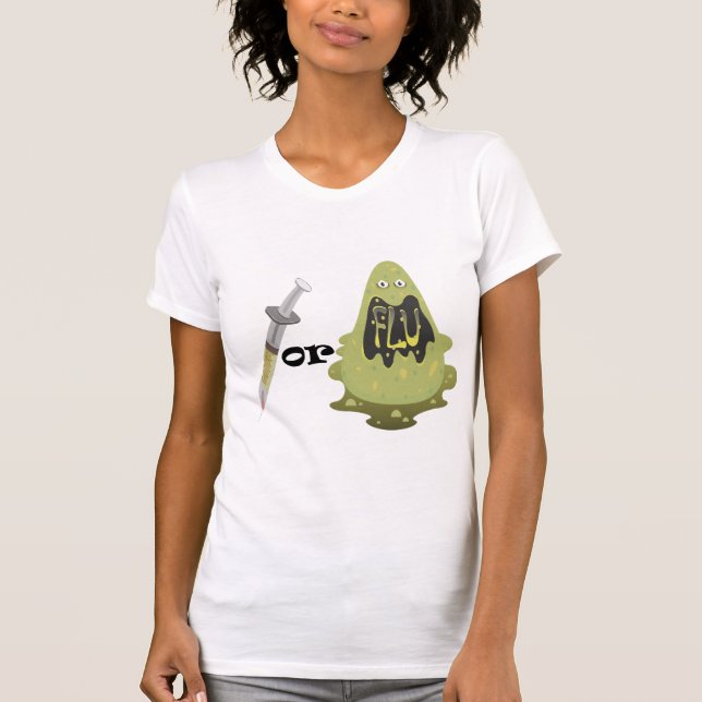 Camiseta Tiro o gripe (Anverso)