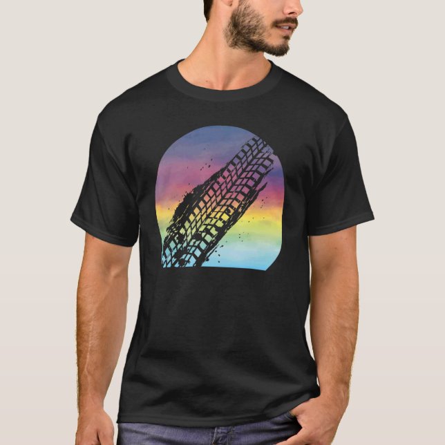 Camiseta Tiro Retro Sunset Cudding Tiro Atv O (Anverso)