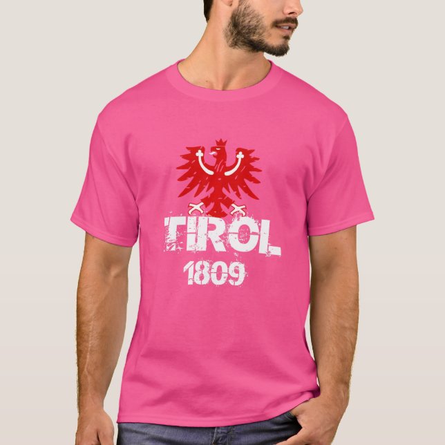 Camiseta Tirol Tyrolean Eagle Escudo 1809 Hombres Mujeres T (Anverso)