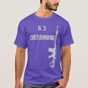 Camiseta Tiroteo de 65 Creedmoor AR10 Rifle de largo alcanc