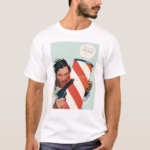 Camiseta Tiroteo de la peluquería de caballeros