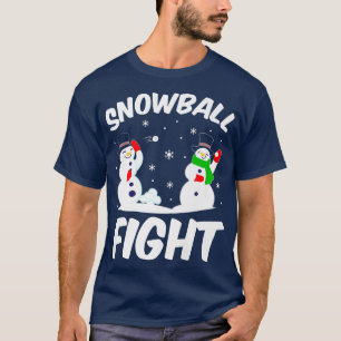 Camiseta Tiroteo de nieve en temporada de invierno