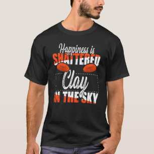 Camiseta Tiroteo De Paloma De Arcilla Por Un Tirador De Tra
